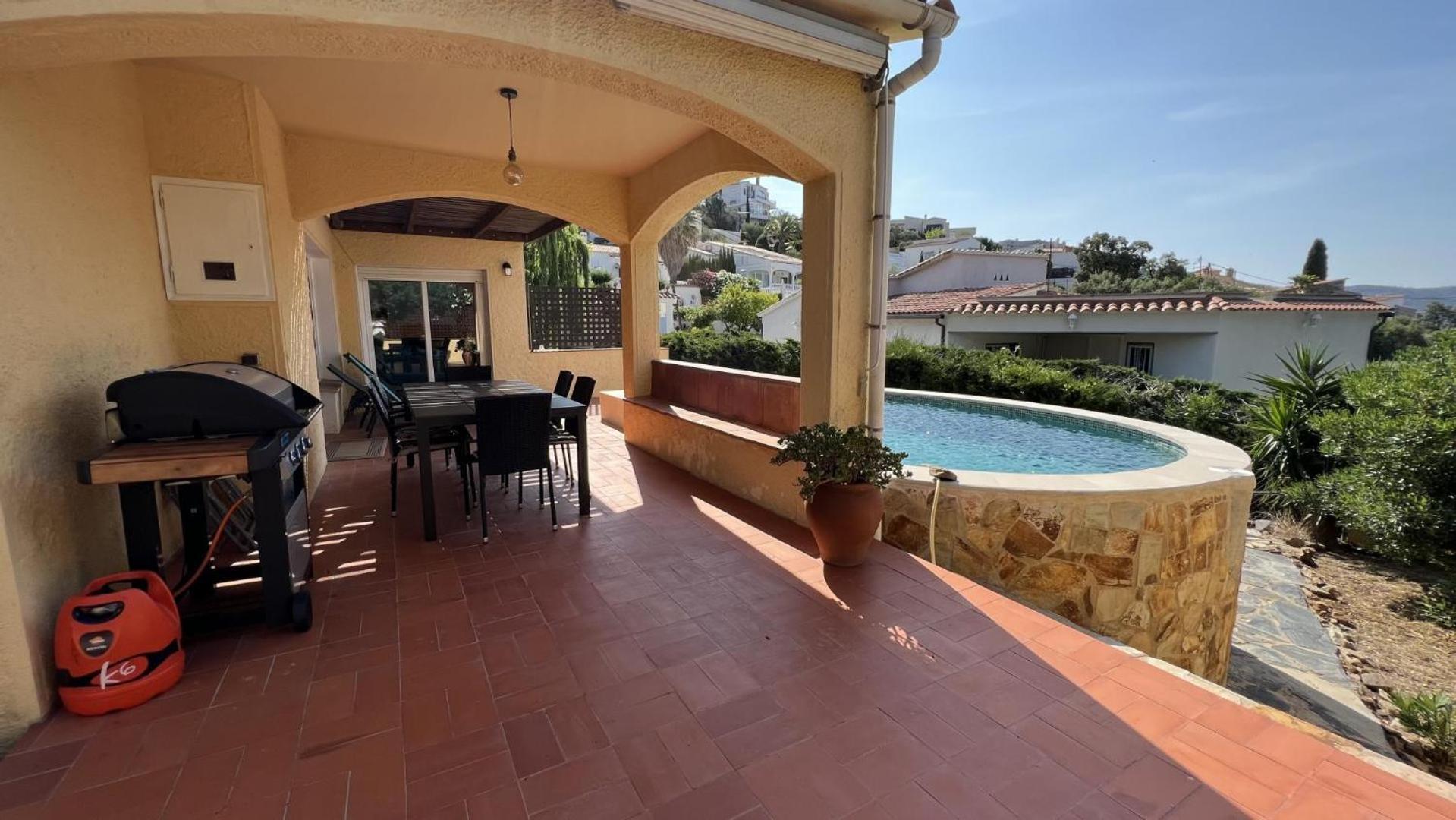 Preciosa Casa En Mas Fumats Con Piscina Y Bonitas Vistas Av-49 Villa Selva de Mar Exterior photo